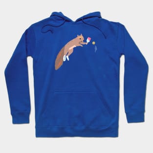 Pickleball Squirrel Hoodie